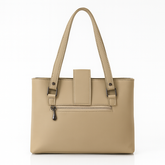 Beige Fluer Tote