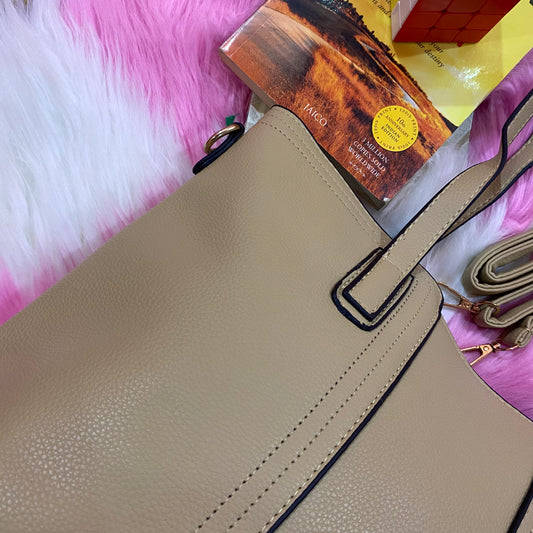 Trendy Tote Bag - Apricot Cream