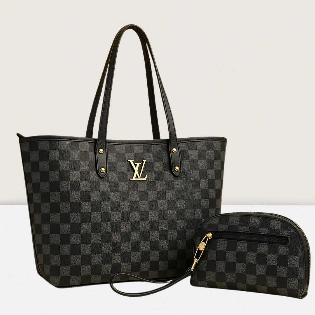Geometric Chess 2 Pcs Set Tote