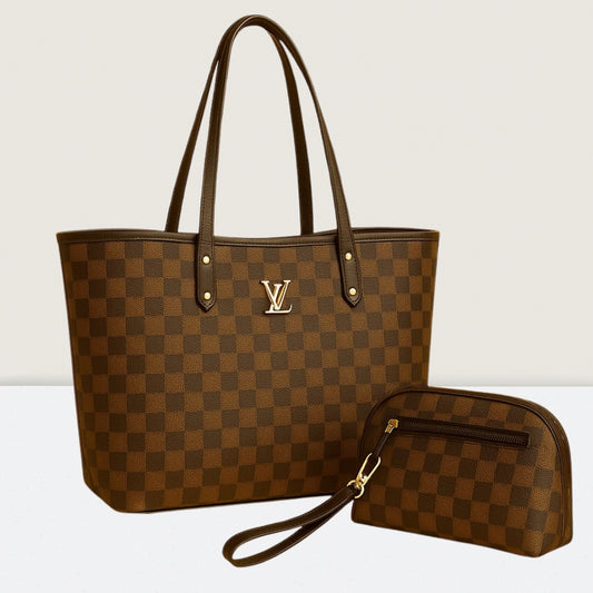 Geometric Chess 2 Pcs Set Tote