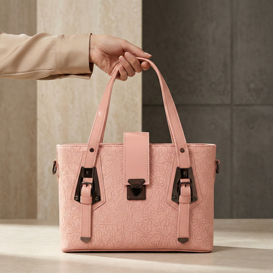 Pink Fluer Tote