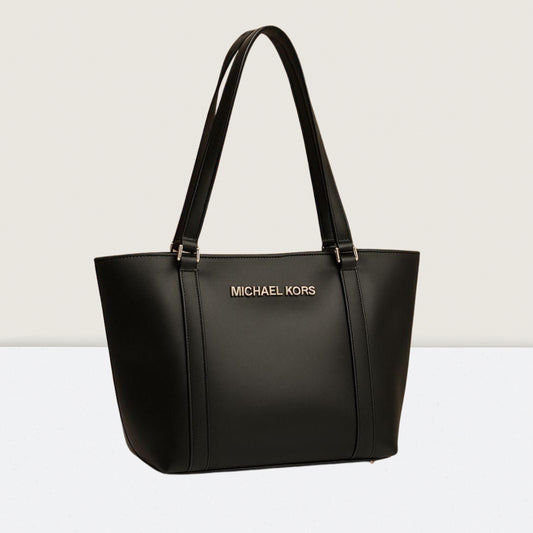 Simple Black Tote